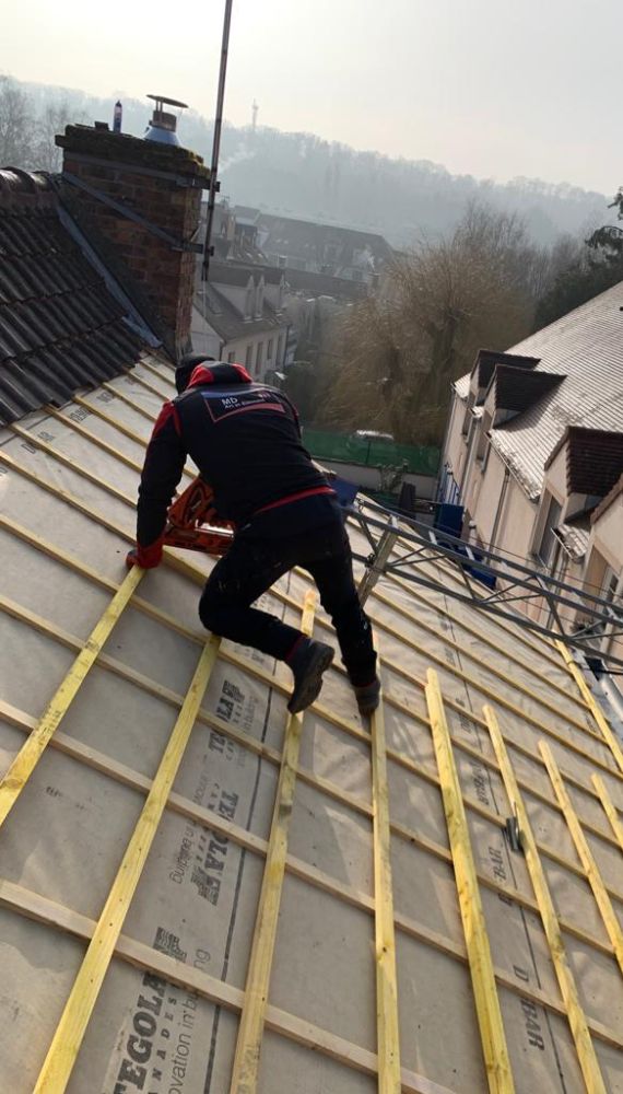 Réalisation de couverture à Bourg-la-Reine